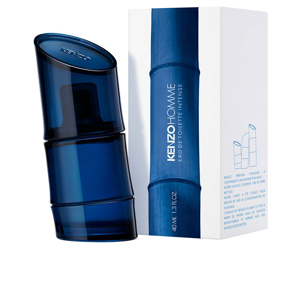40 ml vertical glass bottle, bevelled cap, woody aquatic fragrance for Man
