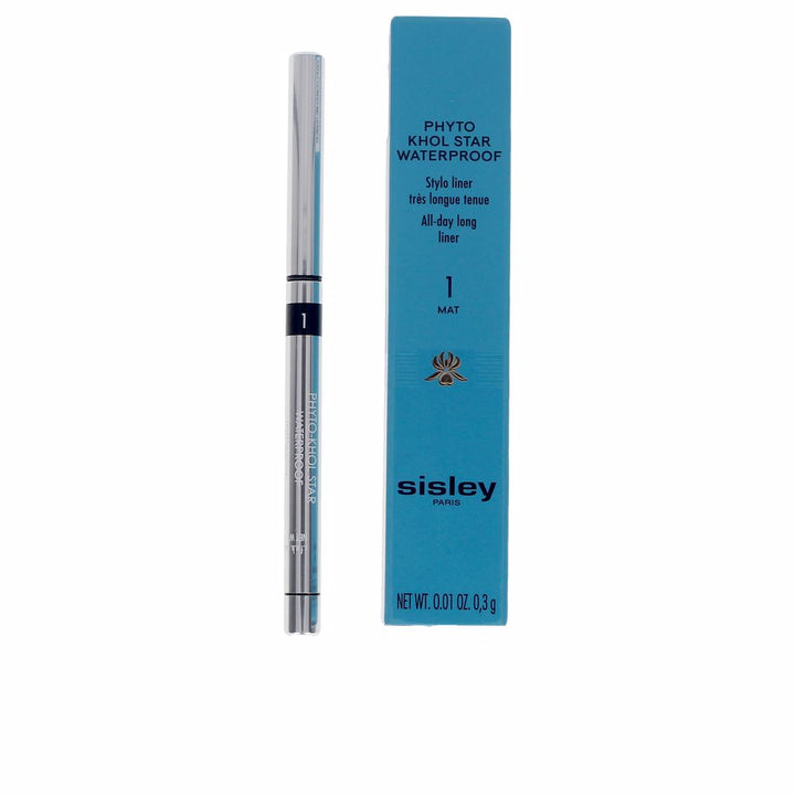 Retractable cream eyeliner pencil, matte onyx, 1.2 g, waterproof
