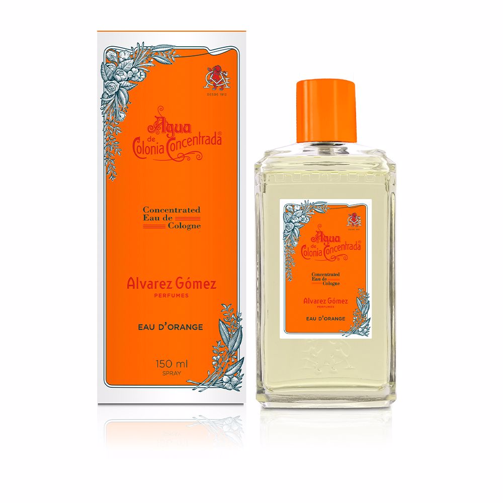 150 ml concentrated Eau d'Orange cologne bottle, citrus and woody notes, Unisex