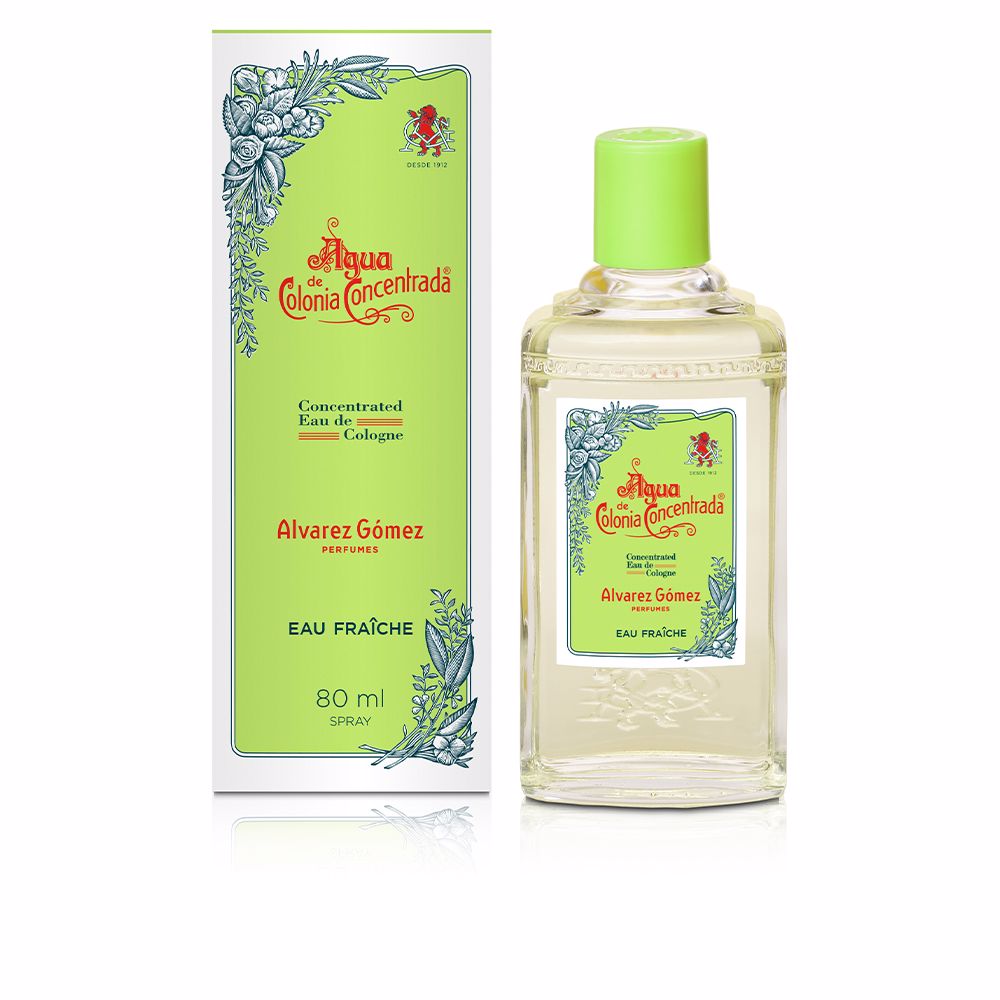 80 ml concentrated citrus eau de cologne bottle, unisex, citrus and rosemary notes