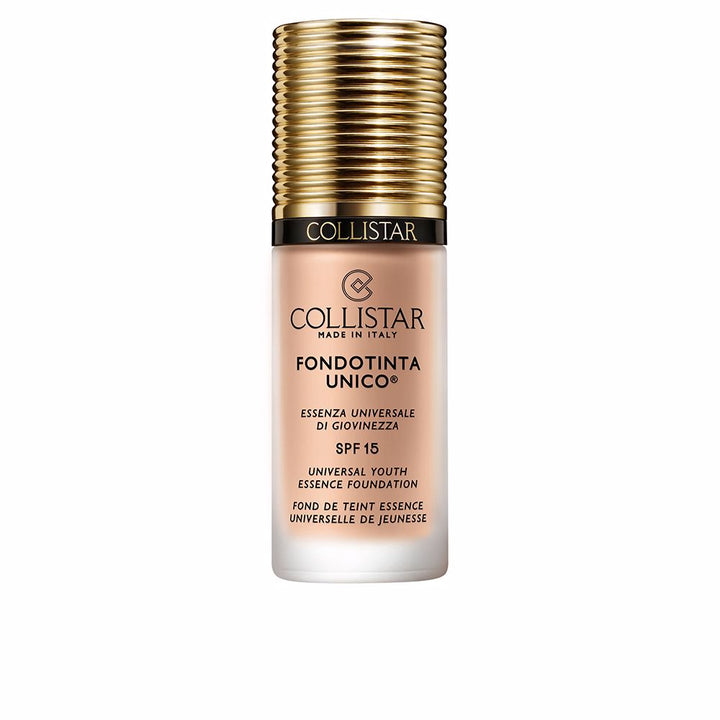30 ml bottle of light rose-ivory liquid foundation, pump dispenser