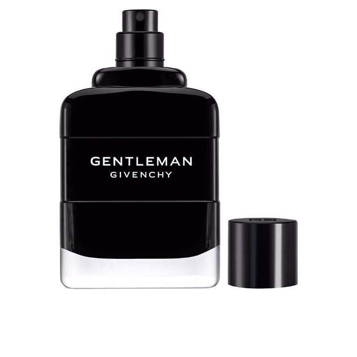 Matte black glass 60 ml eau de parfum bottle, woody-aromatic fragrance for Man