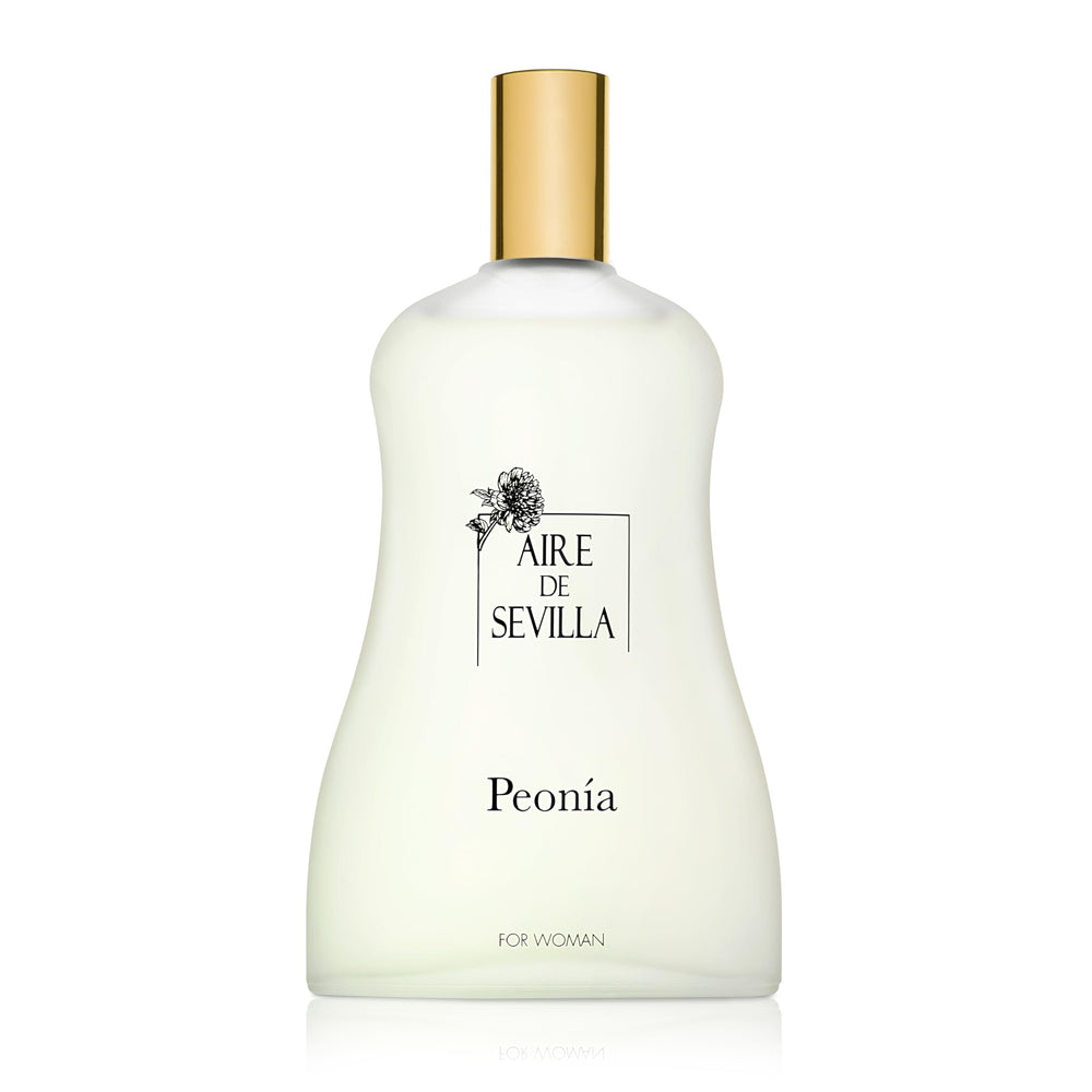 Aire Sevilla Peonía fragrance set with eau de toilette, shower gel, and scented body cream