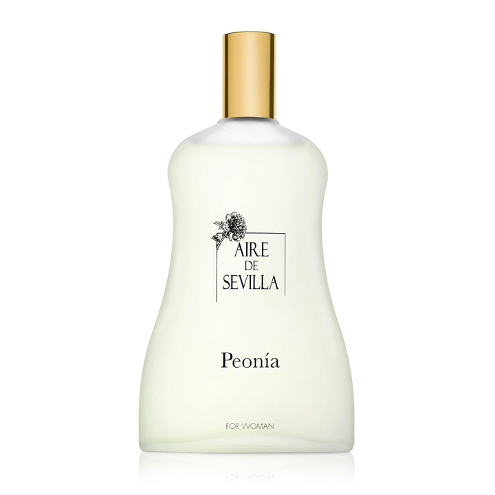 Aire Sevilla Peonía fragrance set with eau de toilette, shower gel, and scented body cream