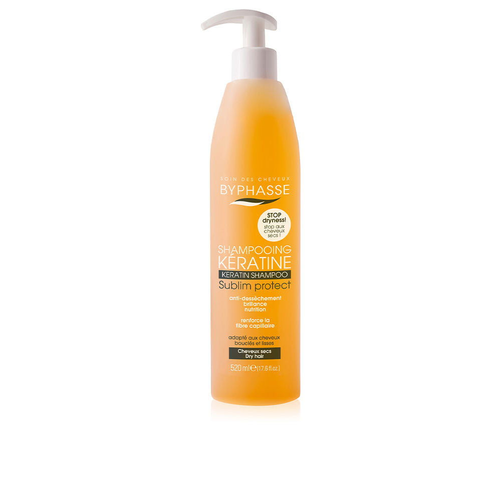 520 ml bottle of liquid keratin nourishing shampoo for Women, hydrating formula