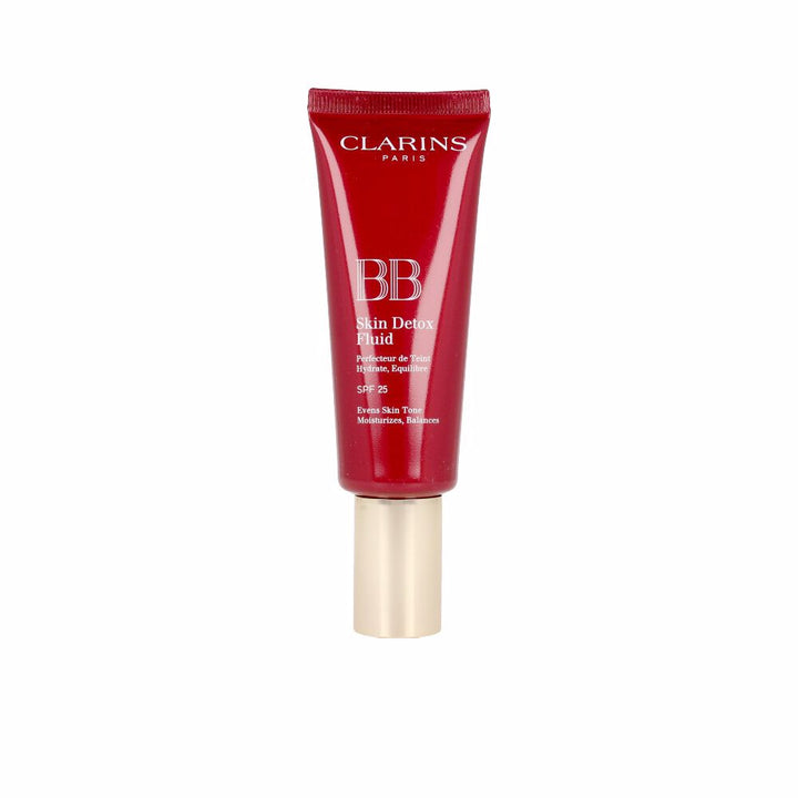 Tinted 45 ml Skin Detox Fluid SPF 25 in medium shade, lightweight protective fluid