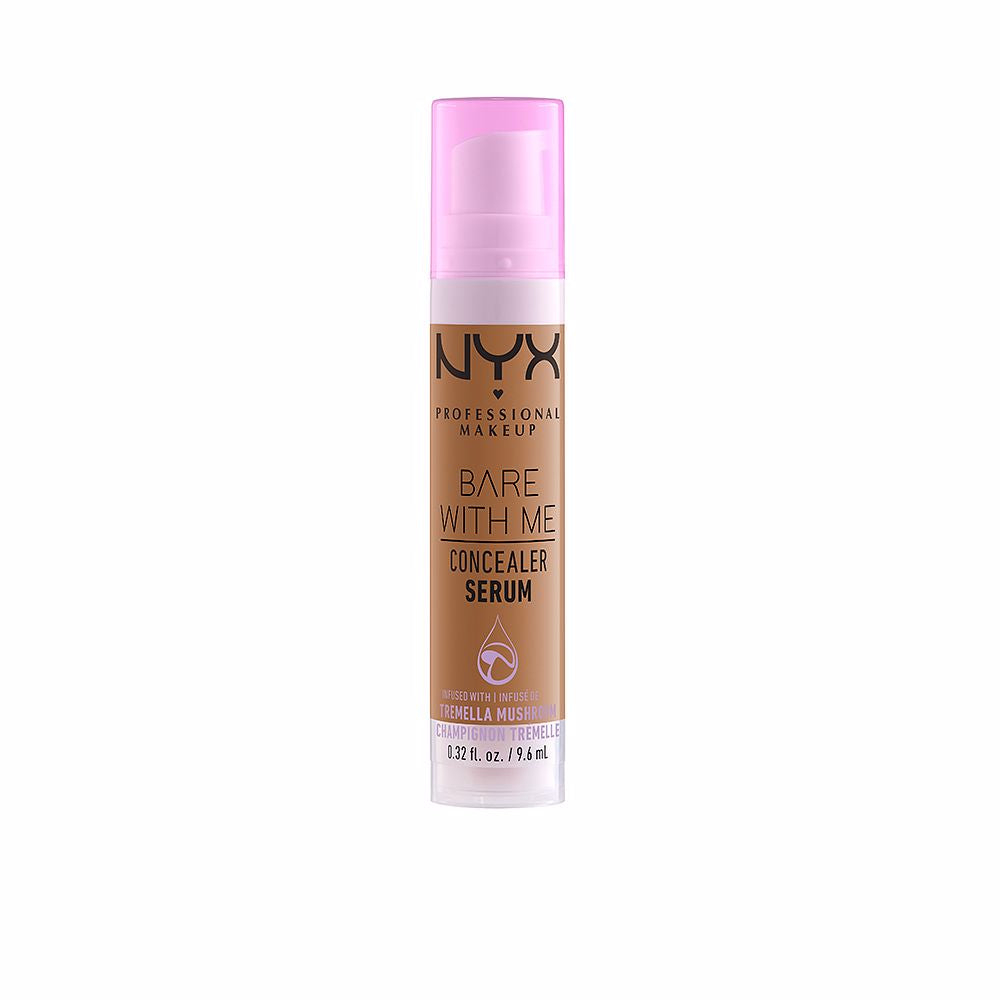9.6 ml serum concealer tube in shade 09-deep golden, fluid applicator visible