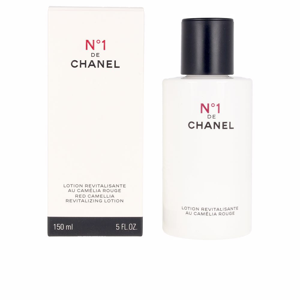 150 ml clear bottle of revitalizing facial lotion with camellia extract