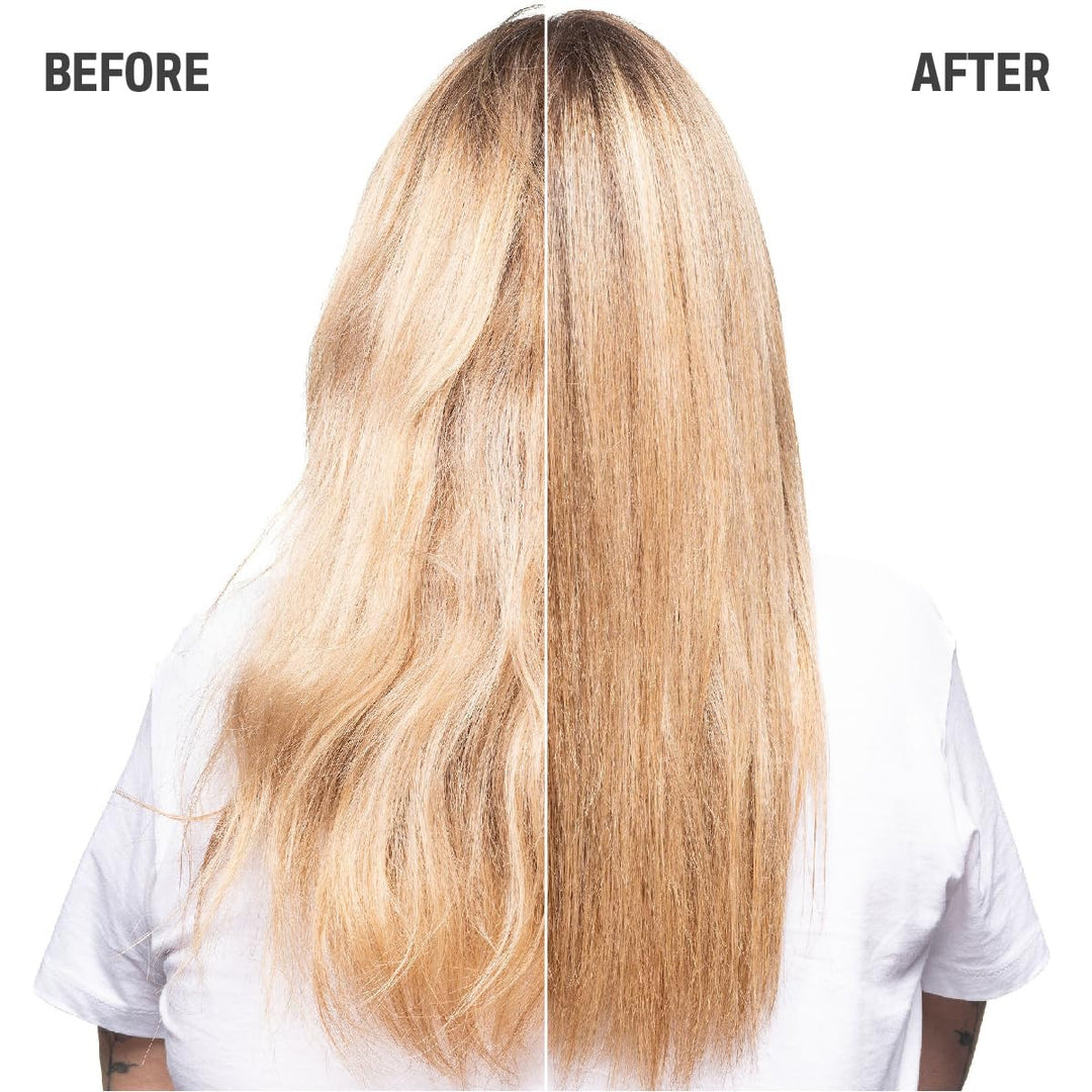 200 ml tube of restoring conditioner for dry, damaged hair, creamy texture