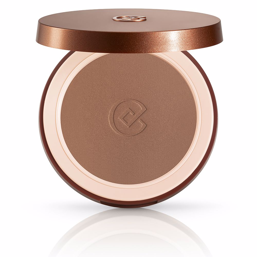 Compact silk‑effect bronzer powder in 1.1 Maldive matte, refillable 10 g