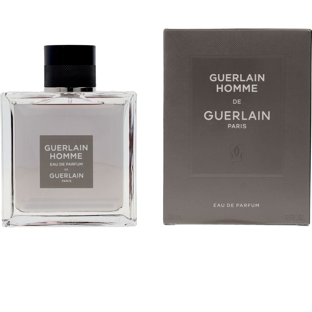 100 ml clear glass Eau de Parfum bottle; citrus and woody fragrance for Man