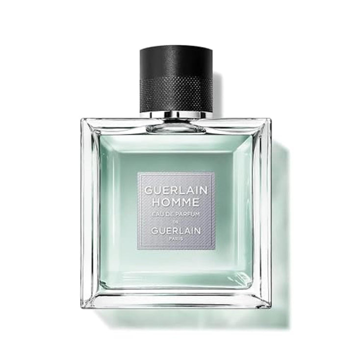 100 ml clear glass Eau de Parfum bottle; citrus and woody fragrance for Man