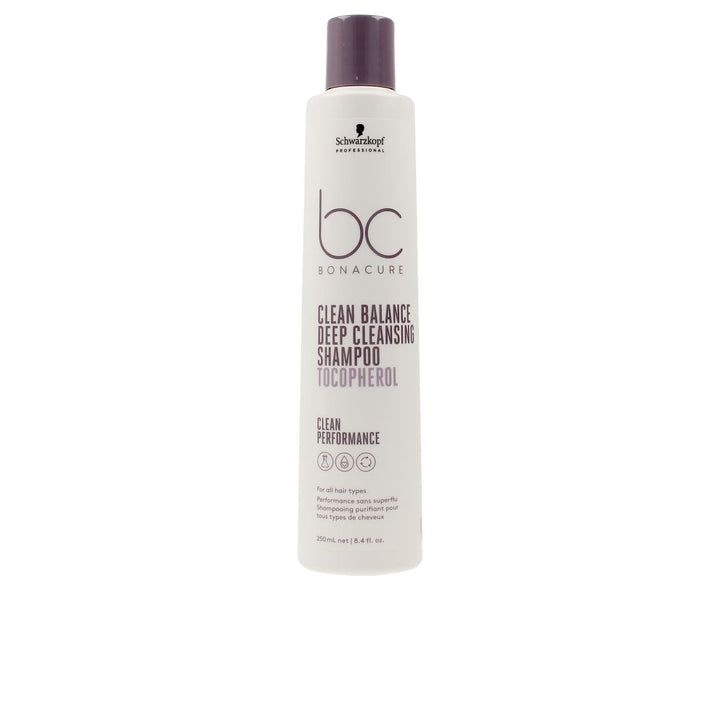 250 ml clear shampoo bottle, purifying clarifying formula for Women