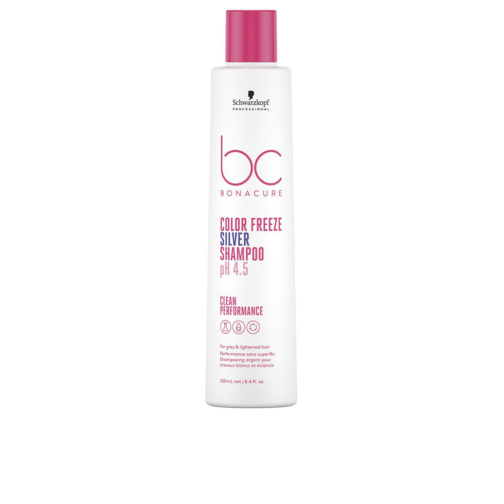 250 ml silver-pigmented shampoo bottle for white and bleached Unisex hair