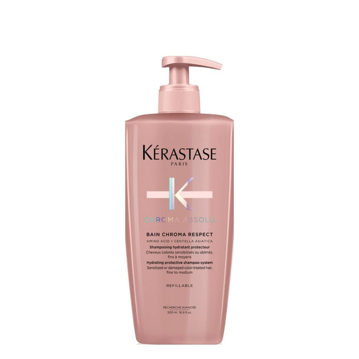 500 ml bottle of hydrating shampoo for colour-treated, sensitised hair