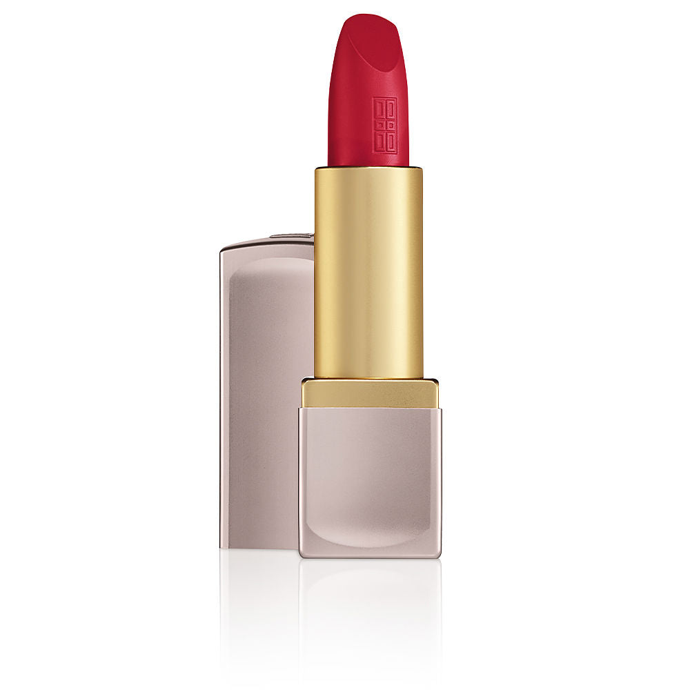 Satin pink volumising lip colour in sleek red-inspired tube, 4 g, shade 01 Petal Pink