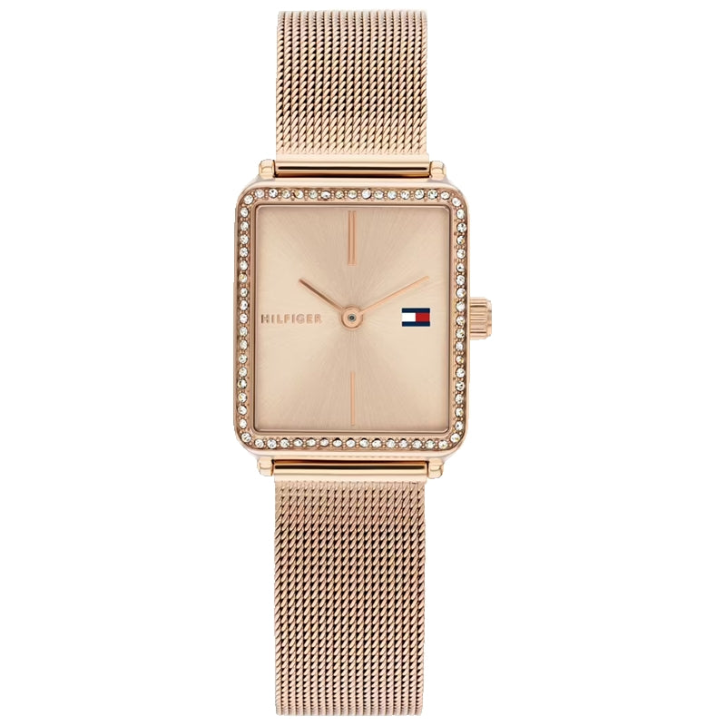 Timeless Rose Gold Elegance with Crystal Accents