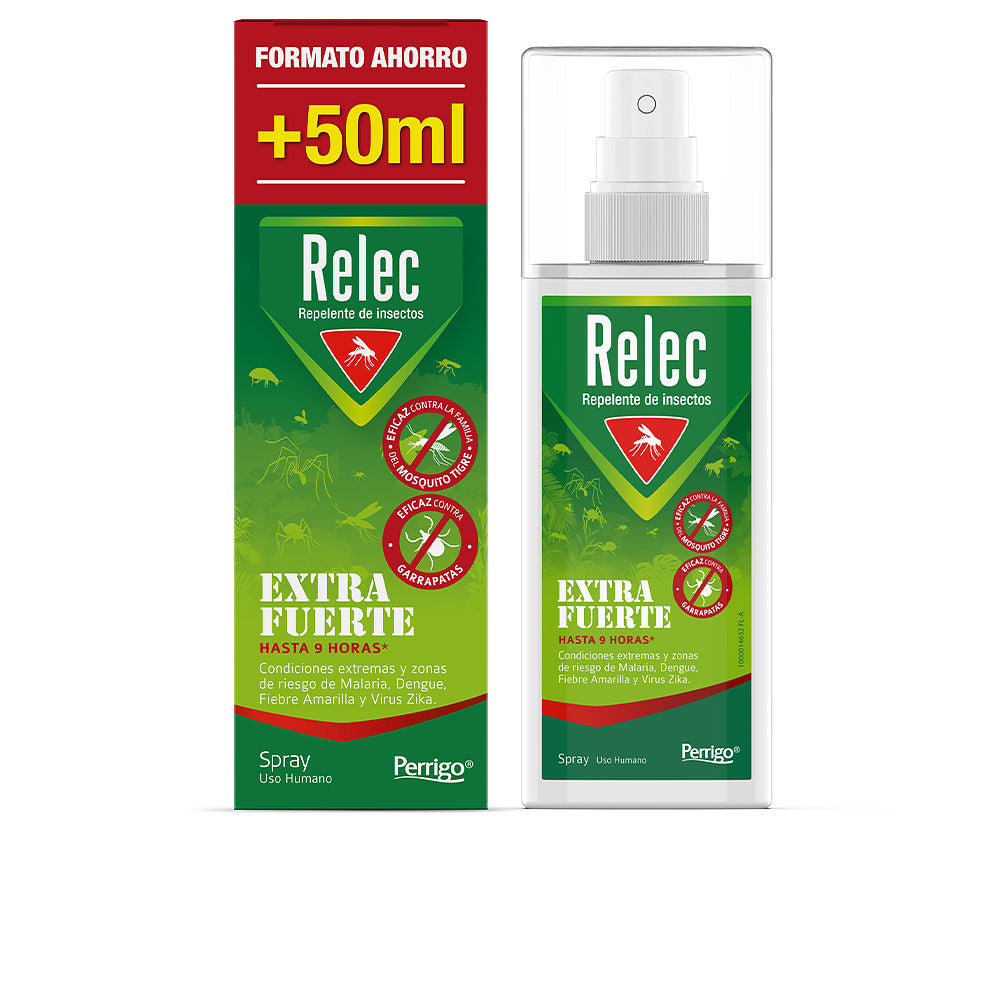 Relec Extra Strong mosquito repellent spray canister, travel-ready protection up to nine hours