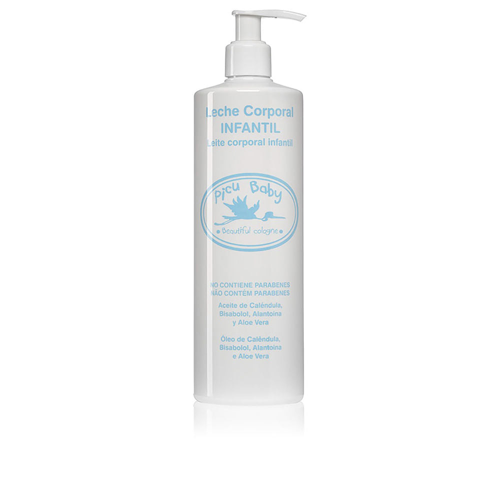 Picu Baby Infant Body Milk bottle with pump, gentle moisturizing lotion for babies
