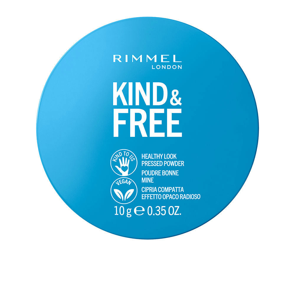 Compact pressed mattifying powder in fair shade, recyclable case, 10 g