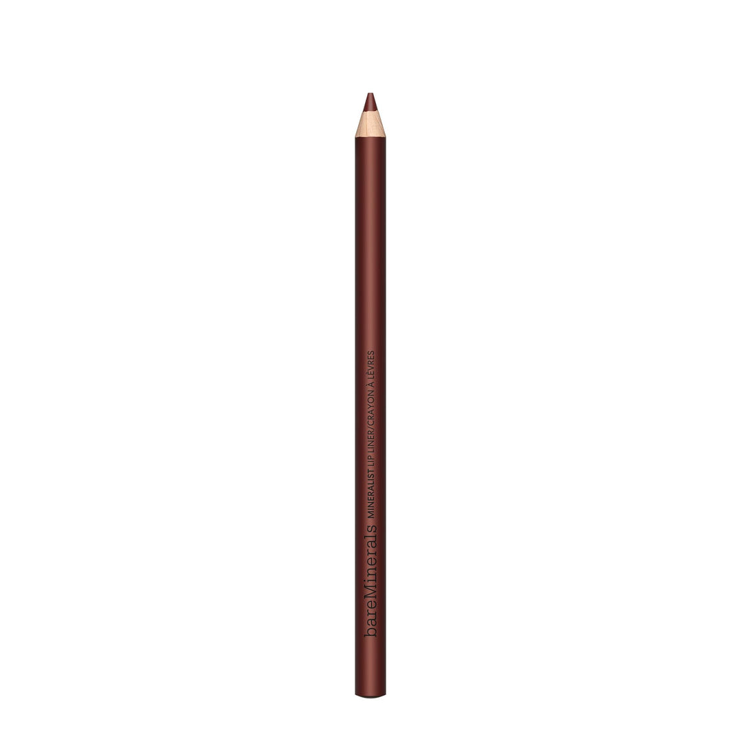 Slim cocoa-coloured long-wear lip pencil in recycled wood casing, 1.3 g