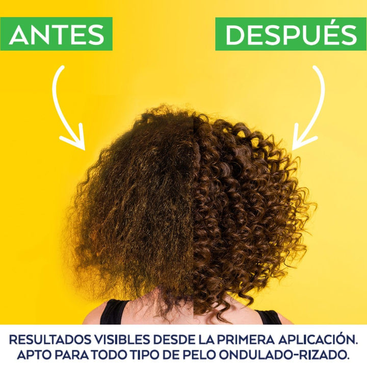 350 ml hair mask container for curly hair with avocado and plant proteins