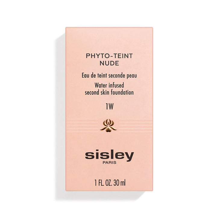 30 ml fluid foundation bottle, cream shade 1W, satin finish