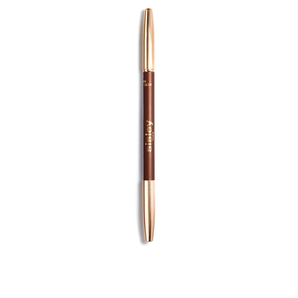 Slender brown kohl pencil, creamy tip, 1.2 g compact packaging