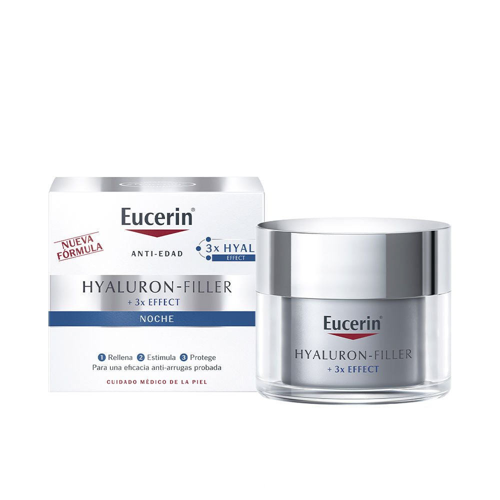 50 ml jar of night repair cream, refillable packaging, rich cream texture