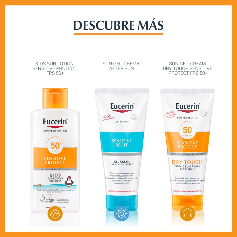 50 ml tinted SPF 50+ sun fluid in medium shade, lightweight non‑greasy texture