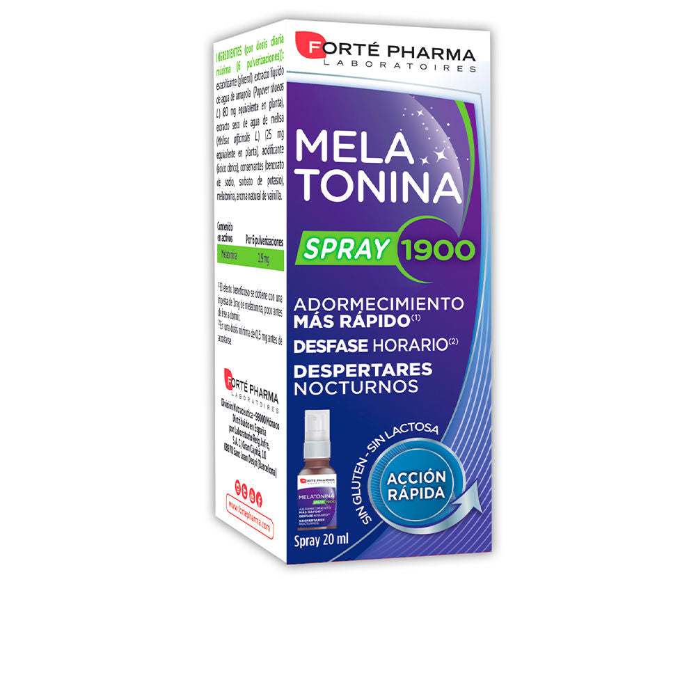 Compact Forté Pharma Melatonin Spray 1900 bottle for fast-acting sleep support