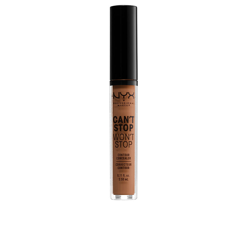 Tube of warm caramel matte liquid concealer, 3.5 ml, Unisex shade