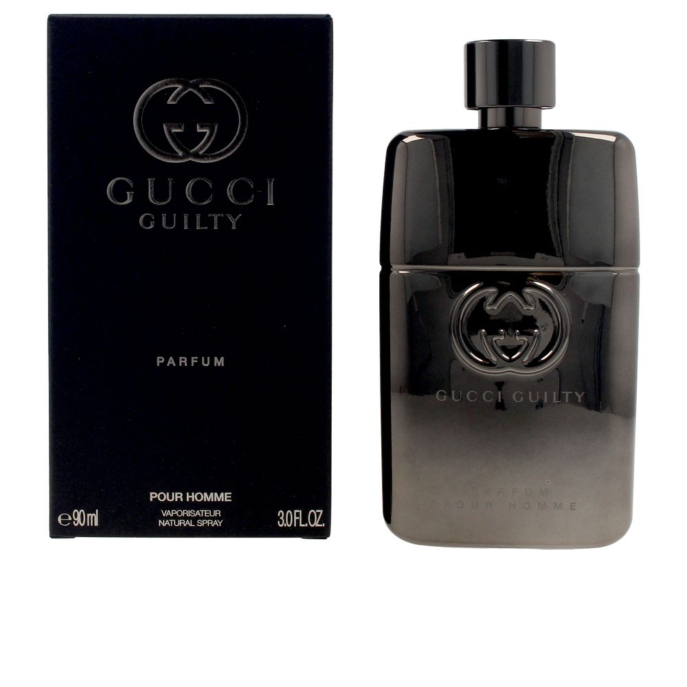 Bronze metalised 90 ml amber-woody eau de parfum bottle with monogram