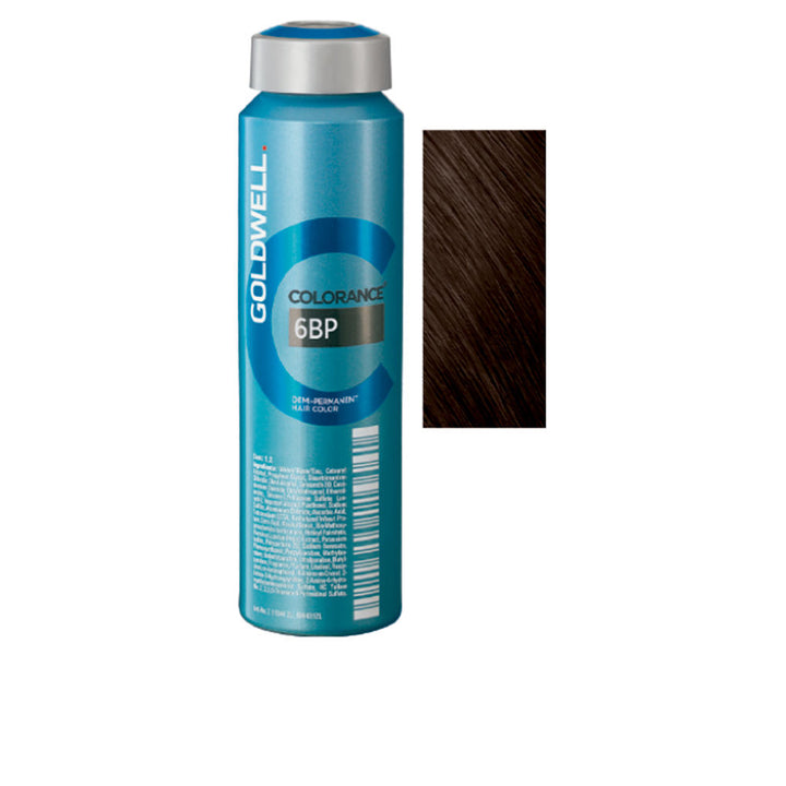 120 ml tube of demi-permanent hair colour in shade 6BP, shiny finish