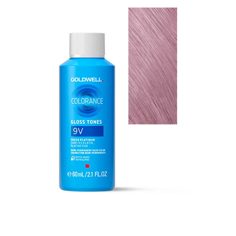 60 ml tube of demi‑permanent blonde gloss hair colour, luminous finish