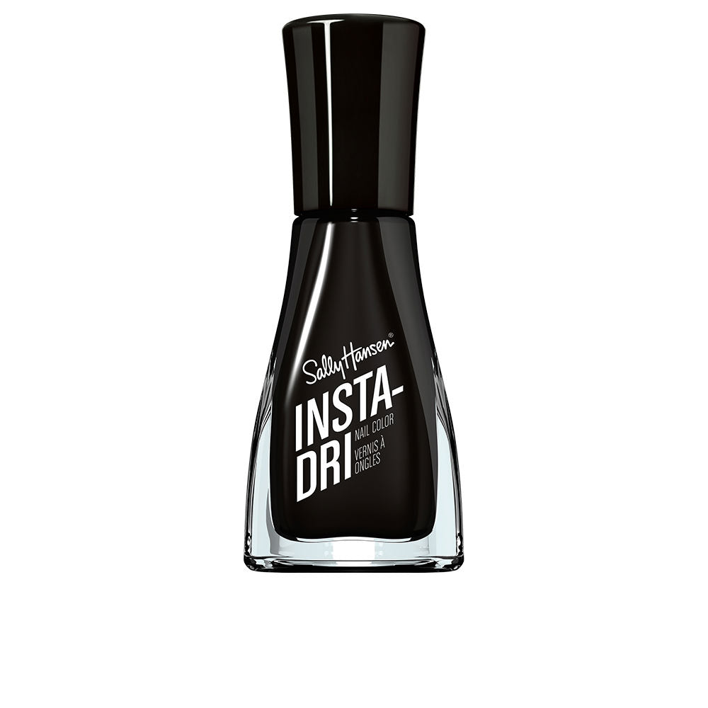 Small 9.17 ml bottle of quick‑dry cream nail lacquer with contoured brush