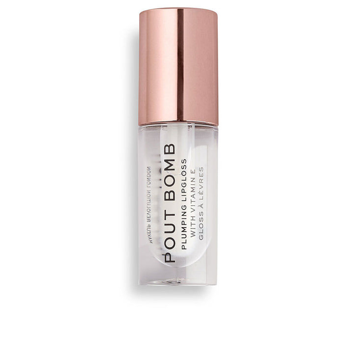 Sleek 4.6 ml clear gloss tube with high-shine applicator, sheer glaze shade