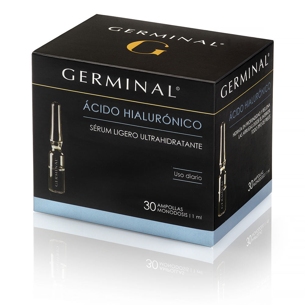 Glass 1 ml ampoule of hyaluronic daily serum for Women, 30-day treatment