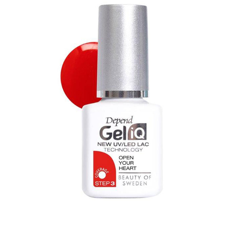 5 ml semi‑permanent cream gel nail polish bottle with precision brush, Unisex