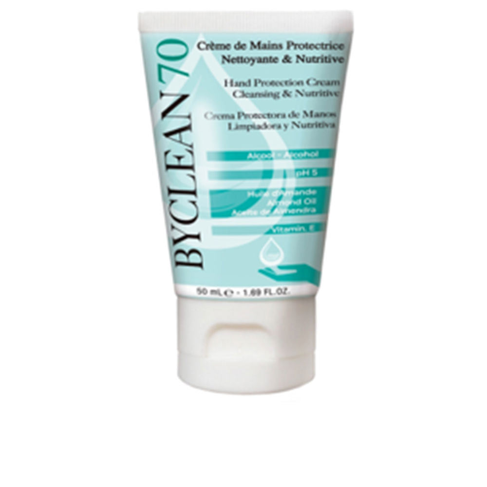50 ml cream tube of nourishing hand cream, compact unisex packaging
