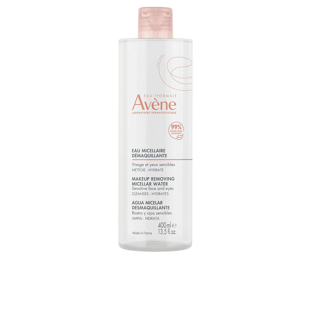 400 ml bottle of micellar water with thermal spring water, gentle cleanser