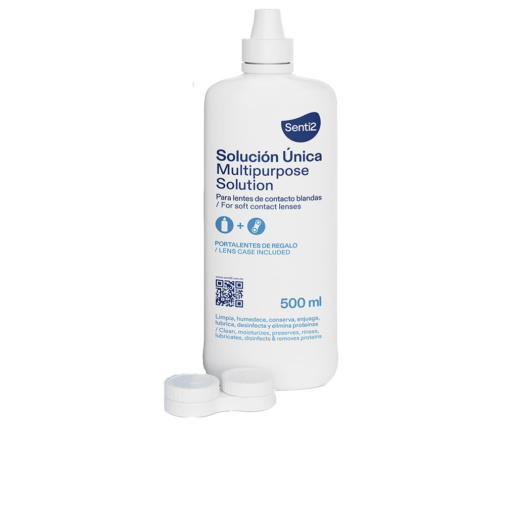 500 ml hyaluronic multipurpose contact lens solution bottle, sterile isotonic formula