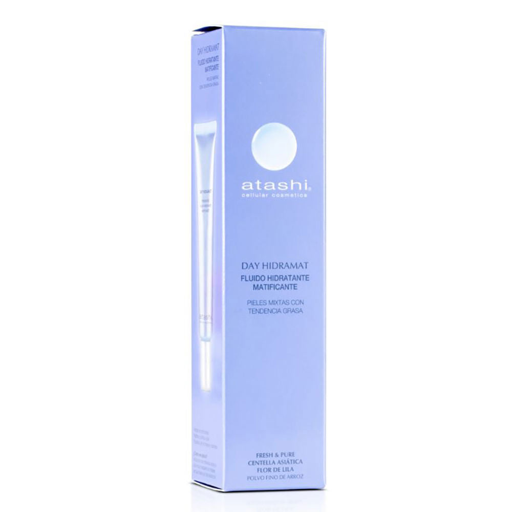 50 ml light fluid bottle, mattifying day treatment for combination to oily skin