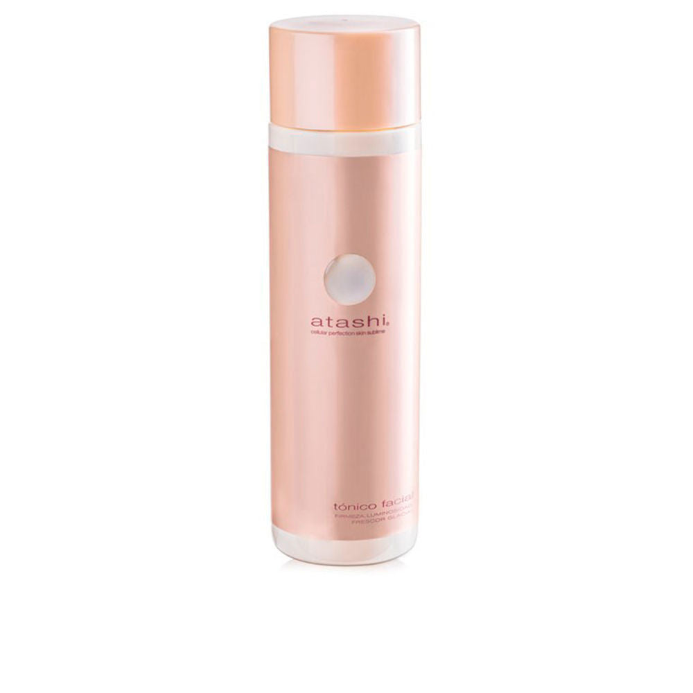 Clear bottle of glycolic facial tonic with edelweiss and glacial liposomes, 250 ml