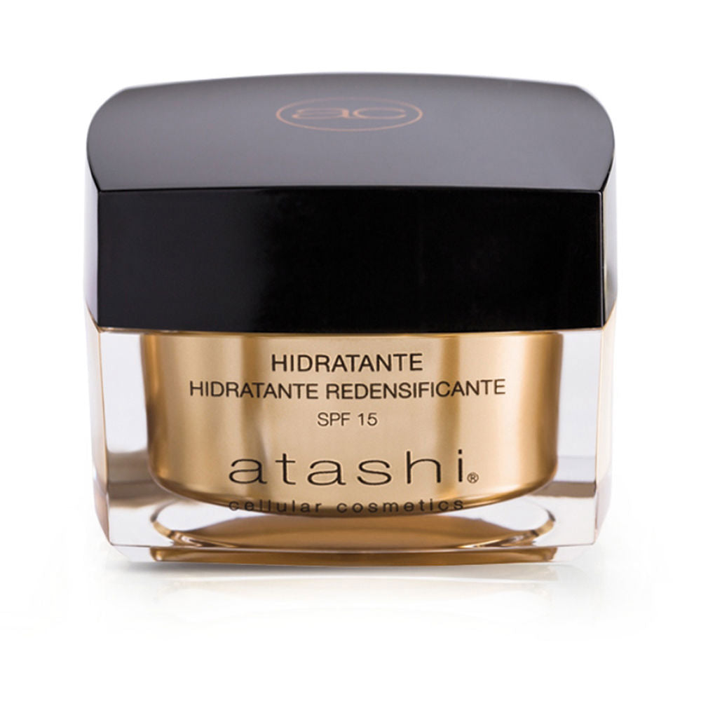 50 ml jar of tinted redensifying moisturiser with SPF15, pearlescent cream