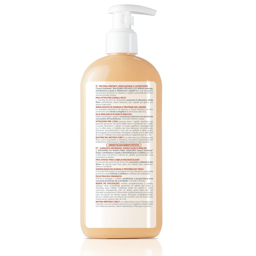 300 ml pearlescent co‑wash bottle for Unisex curly hair, emphasising hydration
