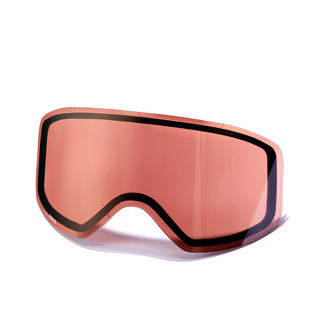 Orange mirrored ZEISS replacement goggle lens for 180x95 mm frames, with pouch