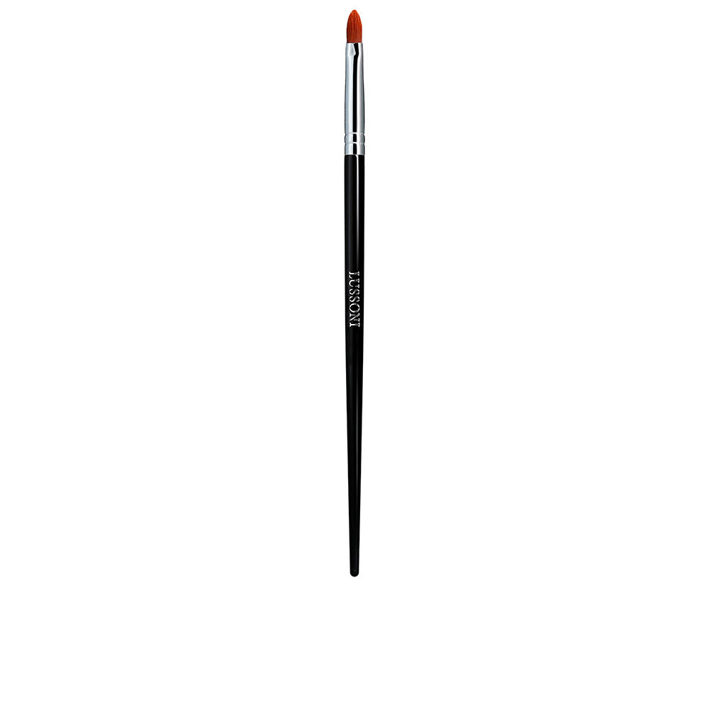 Tapered synthetic liner brush with copper ferrule and lacquered wooden handle