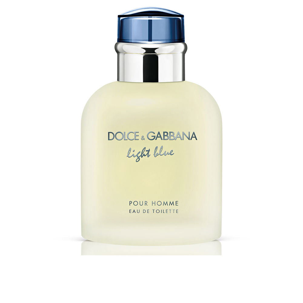 Frosted glass bottle with pale blue cap, 75 ml citrus-woody fragrance for Man