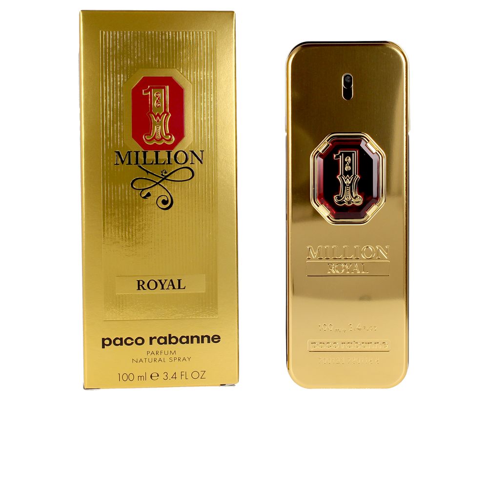 50 ml woody eau de parfum spray for Man, glass bottle with metallic finish